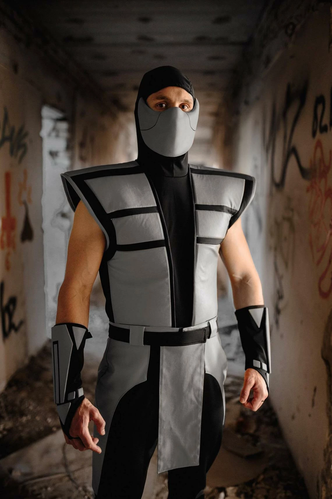 Ninja Outfit Halloween Costume Smoke Cosplay Costume From The Ultimate Mortal Kombat 3 Ninja Outfit Halloween Costume Smoke Cosplay Costume From The Ultimate Mortal Kombat