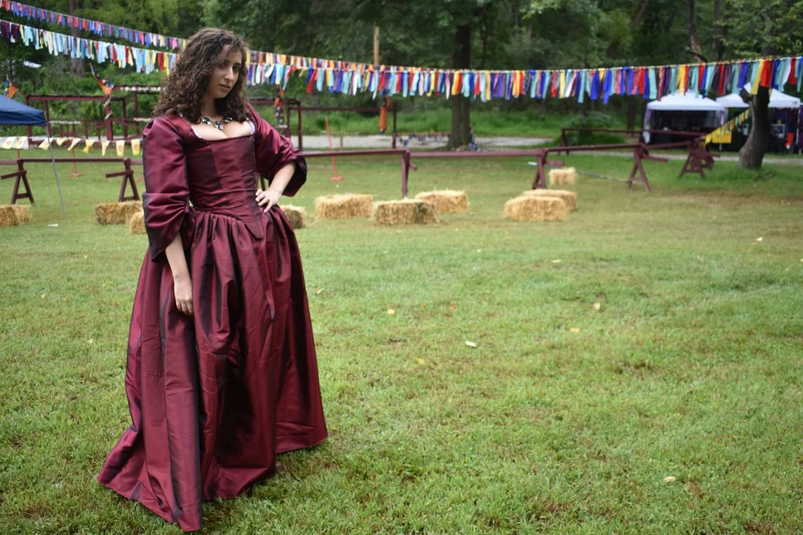 18th Century Dress Marie Antoinette Dress Gown Cosplay Costume 3 18th Century Dress Marie Antoinette Dress Gown Cosplay Costume