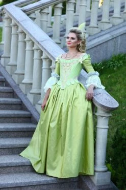 18th Century Marie Antoinette Dress Gown Cosplay Costume