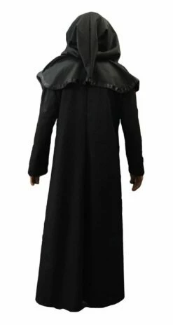 Coat Cosplay LARP Steampunk Black Cotton Drill Ghost Nameless Ghoul Robe -EpicCosplay Shop 6.3NEW BlackCottonDrillGhostNamelessGhoulRobeCoat.CosplayLARPSteampunk