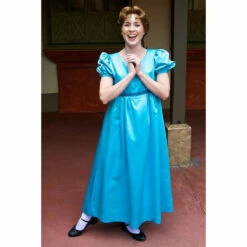 Adult Wendy Darling Nightgown Costume Blue Dress From Peter Pan