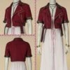 FF7 Aerith Gainsborough Cosplay Costume Aerith Jacket & Aerith Costume 1 FF7 Aerith Gainsborough Cosplay Costume Aerith Jacket & Aerith Costume -EpicCosplay Shop AerithGainsboroughCosplayCostume