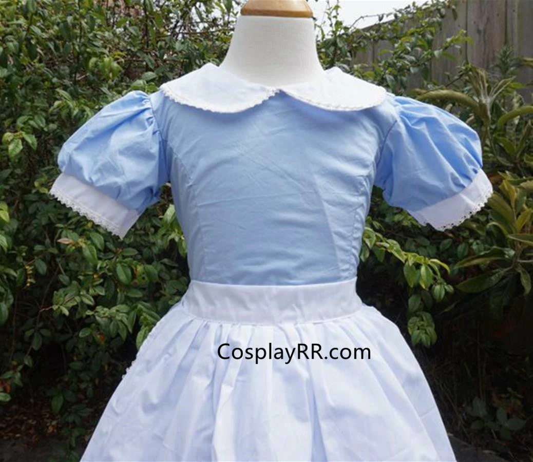 Alice In Wonderland Alice Costume For Girls Kids 4 Alice In Wonderland Alice Costume For Girls Kids - Image 2
