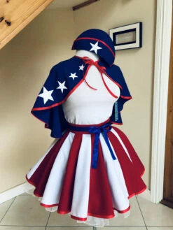 American Flag Costume,Cosplay Cape USO Cape -EpicCosplay Shop Americanflagcostume 3