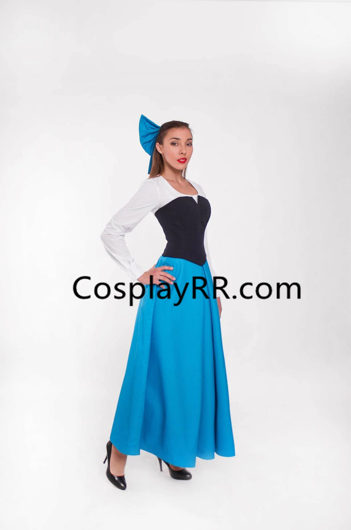 Ariel Blue Dress Halloween Costume Plus Size 4 Ariel Blue Dress Halloween Costume Plus Size - Image 2