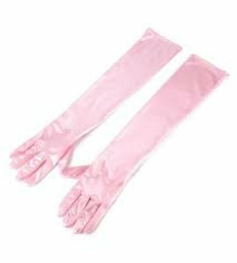 Austin Powers Movie - Kendall Jenner Fembot Costume Pink Dress With Gloves 7 Austin Powers Movie - Kendall Jenner Fembot Costume Pink Dress With Gloves - Image 5