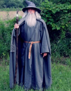 Authentic Gandalf Costume For Adults With Hat, Cloak, Hat & Beard