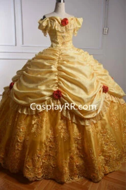Princess Belle Costume, Princess Belle Dress Beauty And The Beast