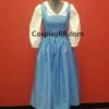 Princess Belle Blue Costume Cosplay Blue Dress