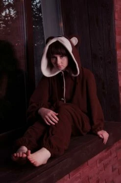 Brown Bear Kigurumi Pajama Costume For Adult