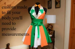 Captain Shamrock Irish Dress Cosplay Costume -EpicCosplay Shop CaptainShamrockIrishstyledress 4