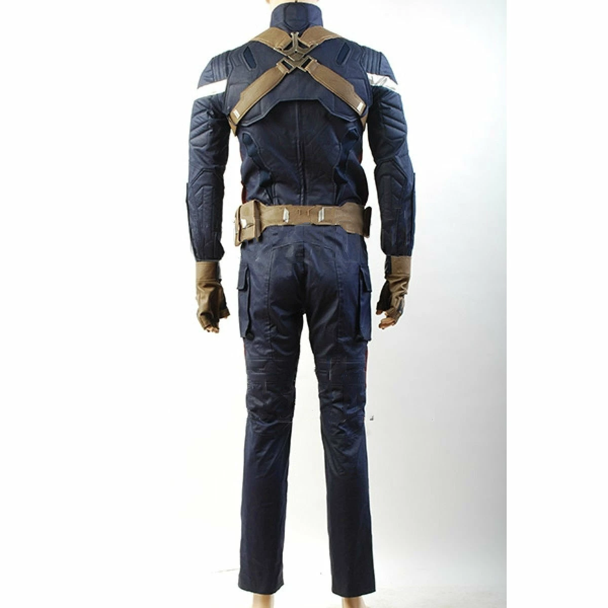 Captain America 2 The Winter Soldier Steve Rogers Costume Uniform Outfit - Image 3
