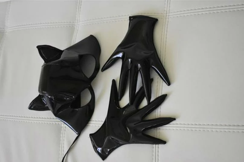 Catwoman Costume Patent Vegn Leather Costume Plus Size Without Boots - Image 3