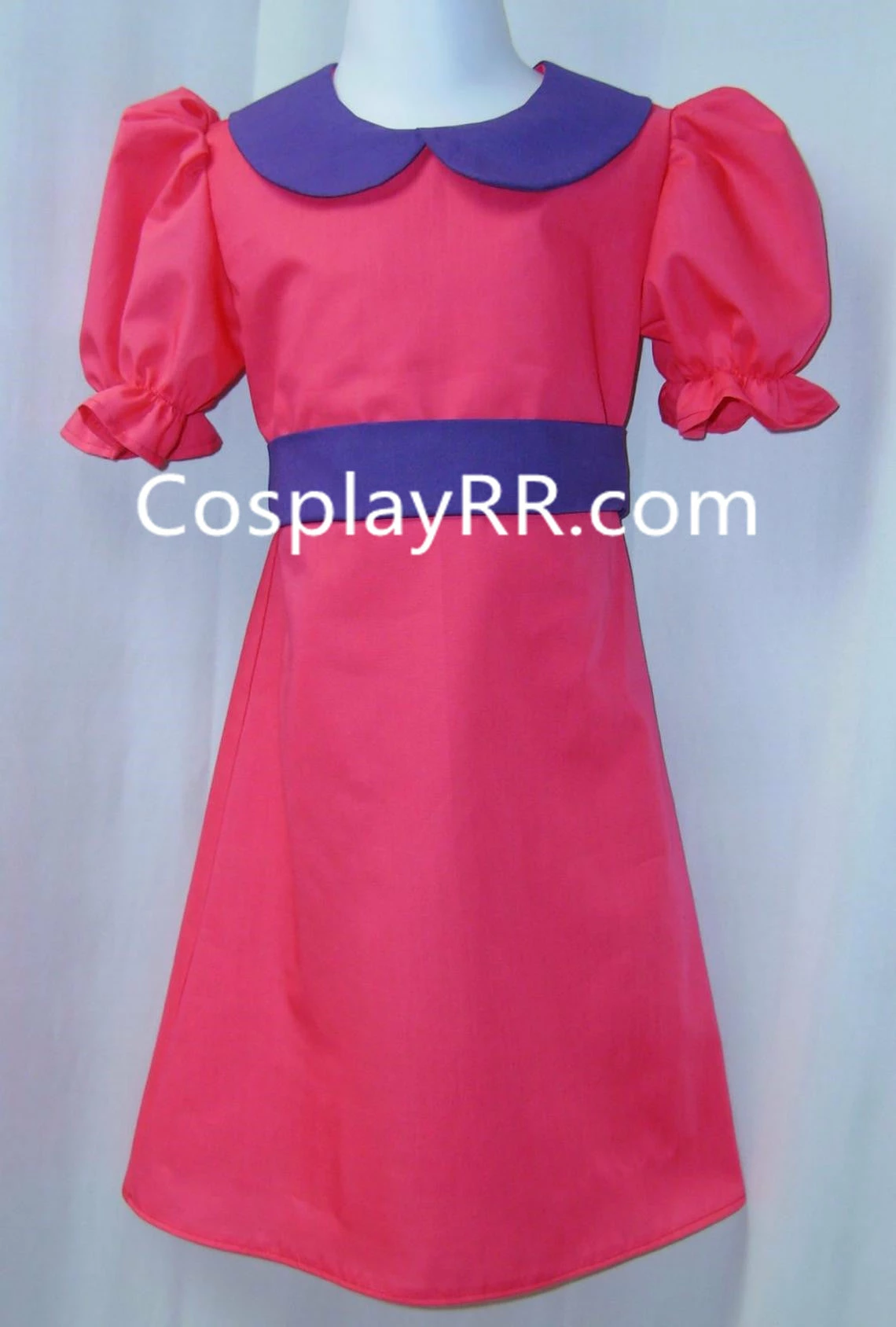 Child's Princess Bubblegum Costume Crown Cosplay Dress Outfits 4 Child's Princess Bubblegum Costume Crown Cosplay Dress Outfits - Image 2