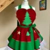 Festive Christmas Tree Apron Christmas Apron -EpicCosplay Shop ChristmasApron 2 877a0f22 ae61 490e bbd6 132d87000275