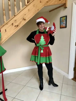 Festive Christmas Tree Apron Christmas Apron -EpicCosplay Shop ChristmasApron 3 6a500bf8 5443 43a1 a502 563b9bd4712c