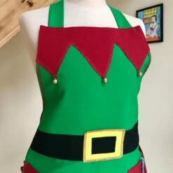 Festive Christmas Apron Christmas Elf Unisex Apron -EpicCosplay Shop ChristmasElfUnisexApron 5