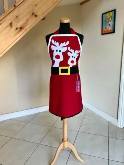 Christmas Miss Santa Apron, Festive Christmas Apron, Reindeer Christmas Apron -EpicCosplay Shop ChristmasmissSantaApron 5 06667d24 5559 4f55 9511 a9b0b5955806