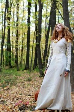 Classic Medieval Dress With Lacing Sunshine Janet -EpicCosplay Shop Classic Medieval Dress with Lacing Sunshine Janet 3