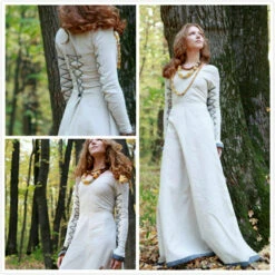 Classic Medieval Dress With Lacing Sunshine Janet -EpicCosplay Shop Classic Medieval Dress with Lacing Sunshine Janet 4