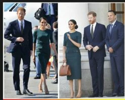 Cosplay Duchess Meghan Markle Green Dress