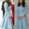 Cosplay Kate Middleton Blue Dress 2 Cosplay Kate Middleton Blue Dress -EpicCosplay Shop Cosplay Kate Middleton Blue dress 1