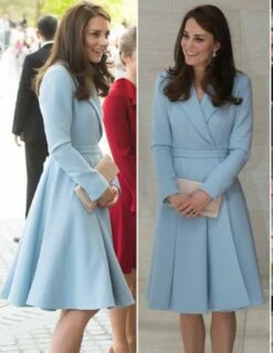 Cosplay Kate Middleton Blue Dress