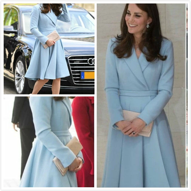 Cosplay Kate Middleton Blue Dress 5 Cosplay Kate Middleton Blue Dress - Image 3