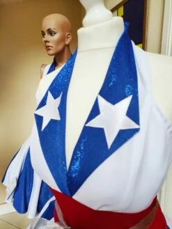 USO Dress Glitter Parade Costume, Cosplay America Dress -EpicCosplay Shop Cosplayamericadress 3