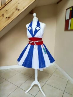 USO Dress Glitter Parade Costume, Cosplay America Dress -EpicCosplay Shop Cosplayamericadress 4