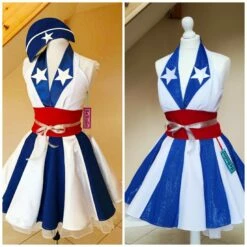 USO Dress Glitter Parade Costume, Cosplay America Dress -EpicCosplay Shop Cosplayamericadress 7