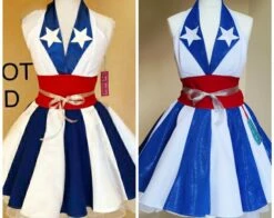 USO Dress Glitter Parade Costume, Cosplay America Dress -EpicCosplay Shop Cosplayamericadress 8