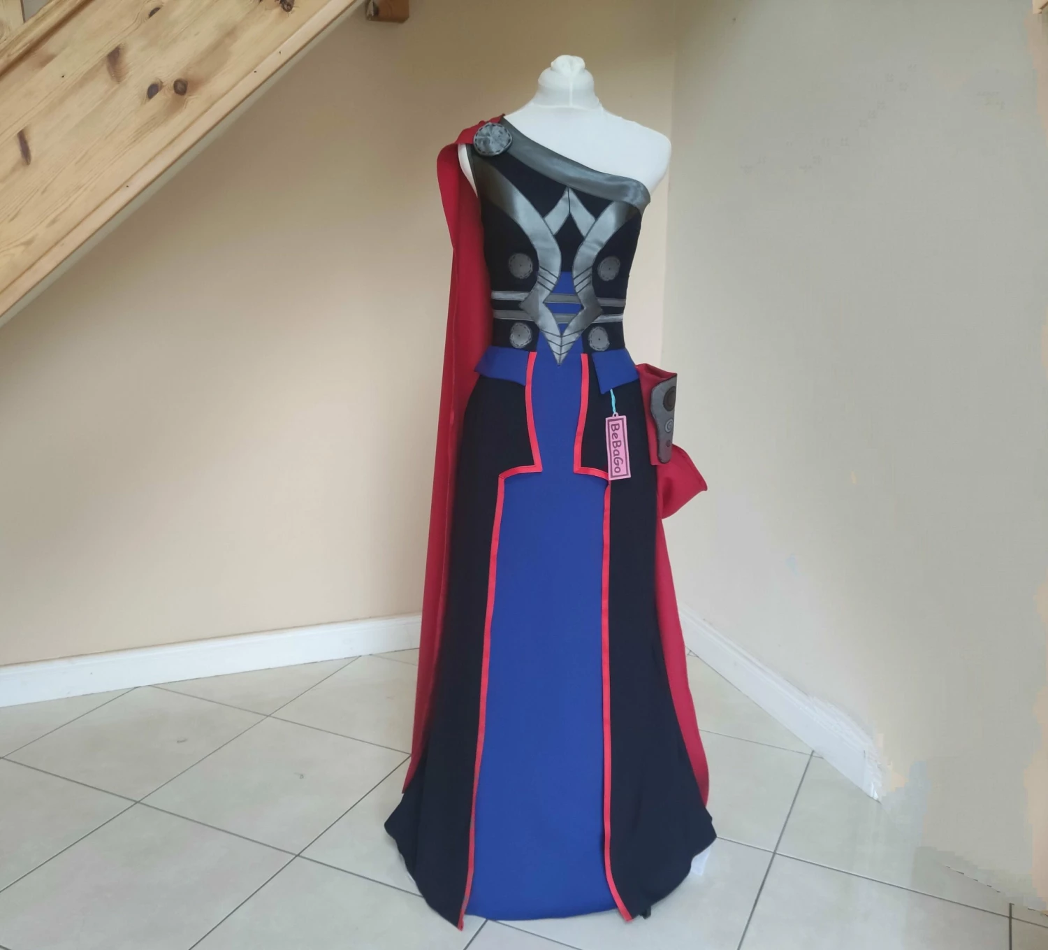 Lady Female Thunder Thor Dress Cosplay Costume 9 Lady Female Thunder Thor Dress Cosplay Costume - Image 7