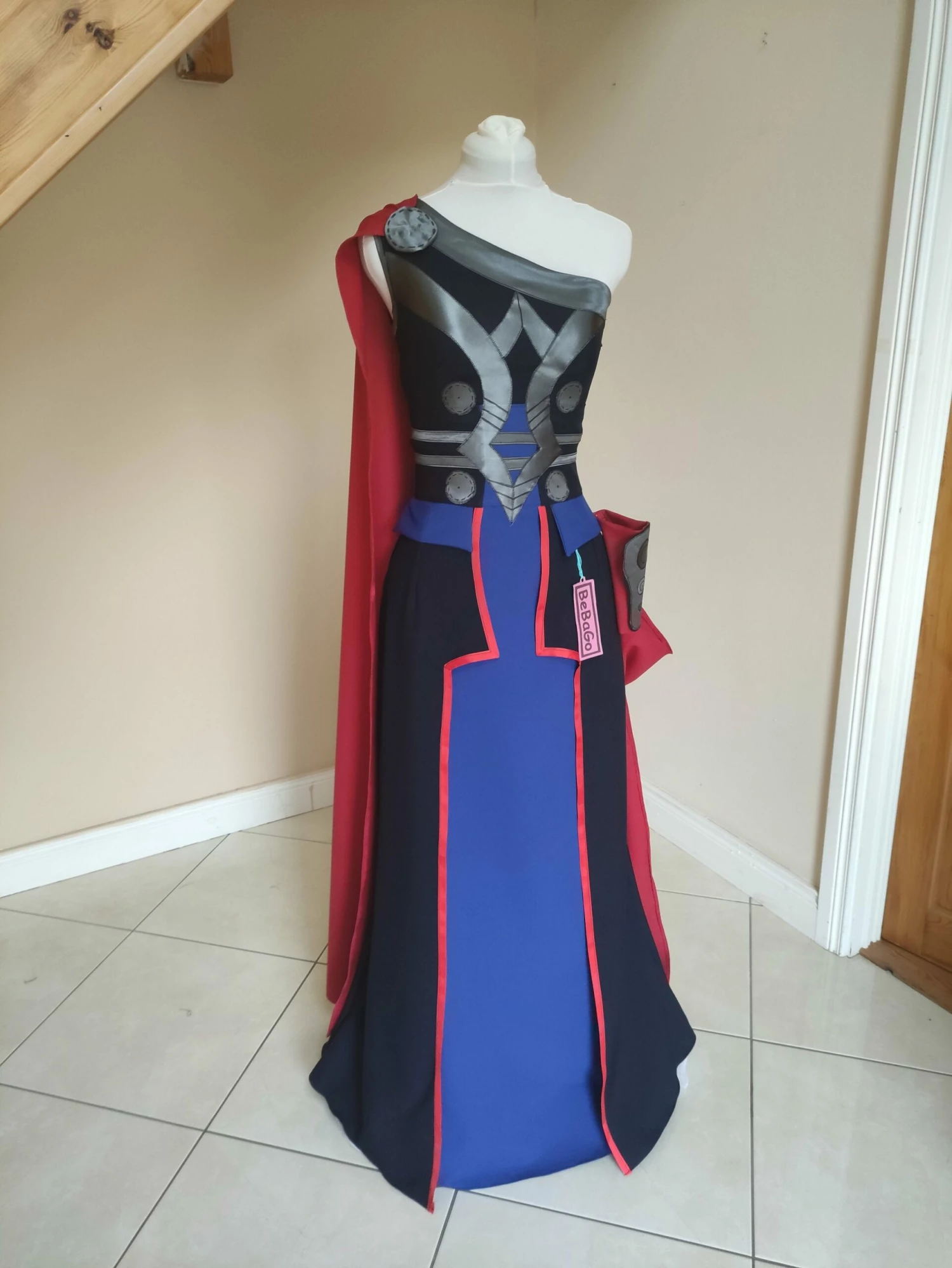 Lady Female Thunder Thor Dress Cosplay Costume 14 Lady Female Thunder Thor Dress Cosplay Costume - Image 12
