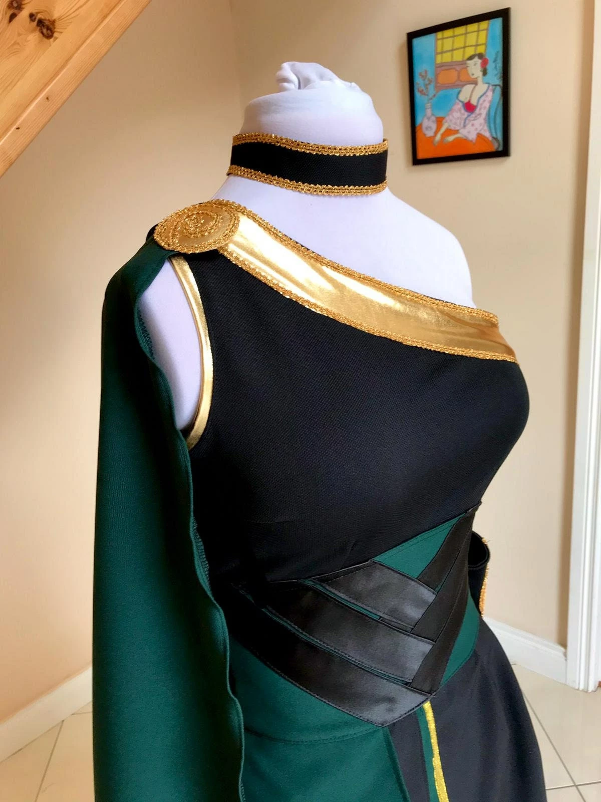 Lady Fmale Loki Dress Cosplay Costume 5 Lady Fmale Loki Dress Cosplay Costume - Image 3