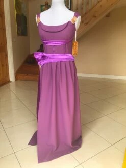 Megara Lilac Gown,Cosplay Megara Purple Dress