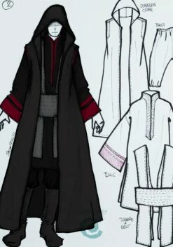Sith Acolyte Inspired Total Look MADE TO ORDER Costume -EpicCosplay Shop CostumeSithAcolyteinspiredtotallook 2
