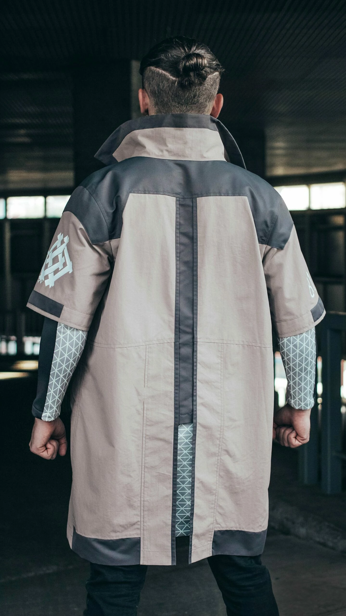 DBC RK200 Marcus Cosplay Costume Robot Cosplay Costume Uniform Men's Android Cosplay Detroit Become Human Marcus Cosplay Costume 4 DBC RK200 Marcus Cosplay Costume Robot Cosplay Costume Uniform Men's Android Cosplay Detroit Become Human Marcus Cosplay Costume - Image 2