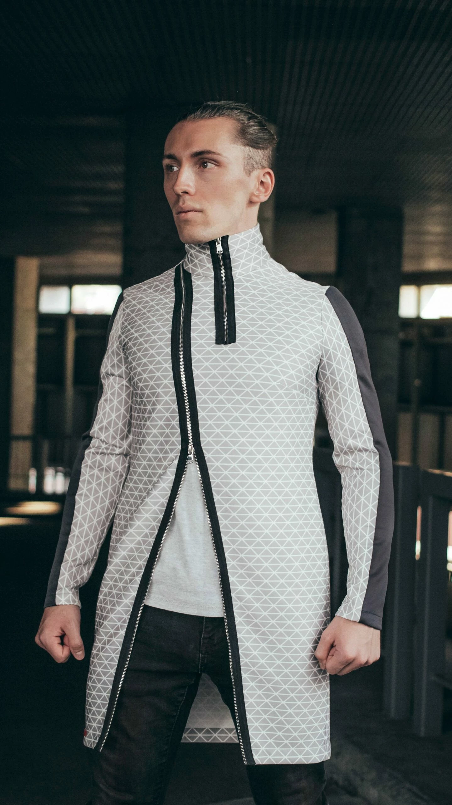 DBC RK200 Marcus Cosplay Costume Robot Cosplay Costume Uniform Men's Android Cosplay Detroit Become Human Marcus Cosplay Costume 5 DBC RK200 Marcus Cosplay Costume Robot Cosplay Costume Uniform Men's Android Cosplay Detroit Become Human Marcus Cosplay Costume - Image 3