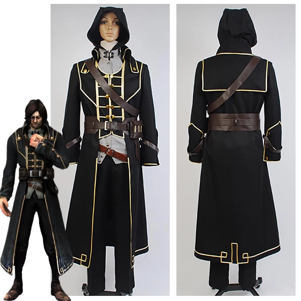 Dishonored Corvo Attano Costume For Adults Men Halloween Costume 3 Dishonored Corvo Attano Costume For Adults Men Halloween Costume