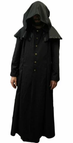 Drill Ghost Nameless Ghoul Robe Coat Costume -EpicCosplay Shop Drill Ghost Nameless Ghoul Robe Coat Costume 3