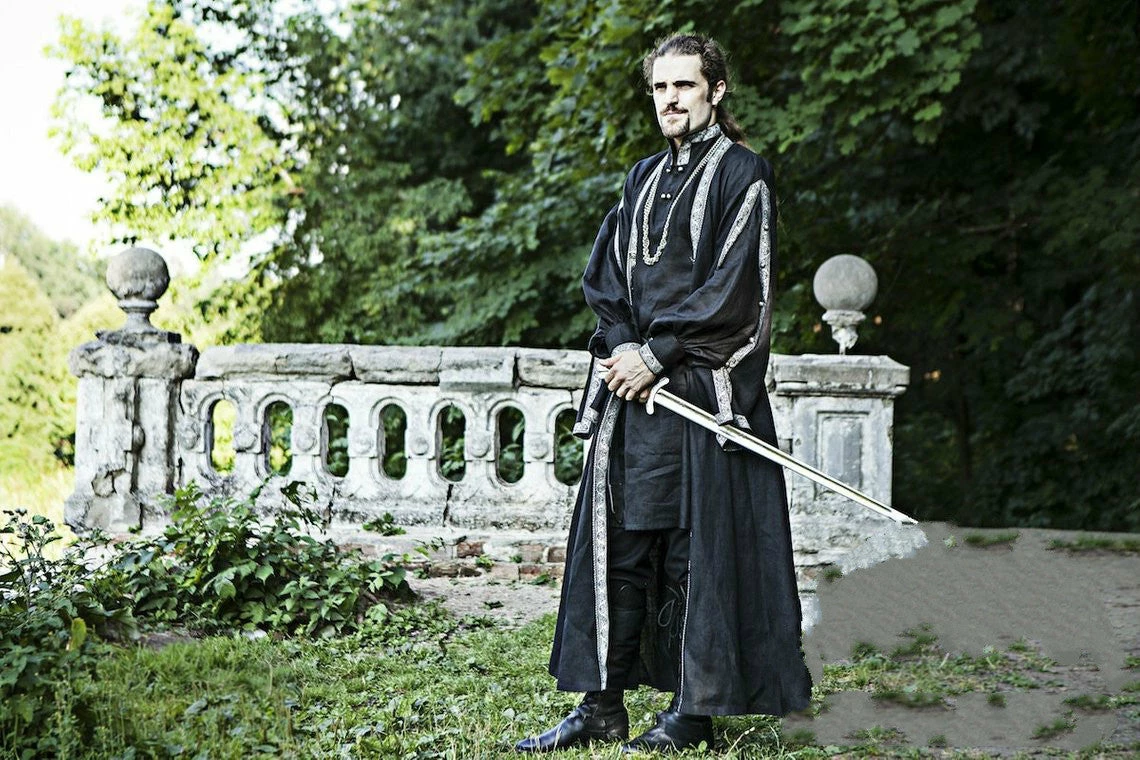 Eastern Europe Medieval Warrior Costume For Male Female 4 Eastern Europe Medieval Warrior Costume For Male Female - Image 2