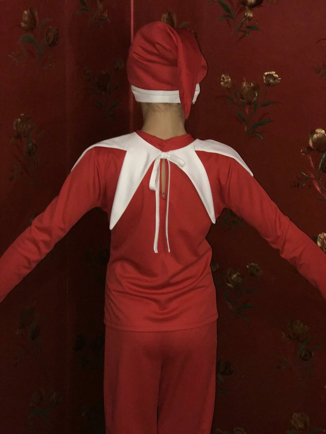 Elf Costume Christmas Pajamas Cosplay Costume 5 Elf Costume Christmas Pajamas Cosplay Costume - Image 3