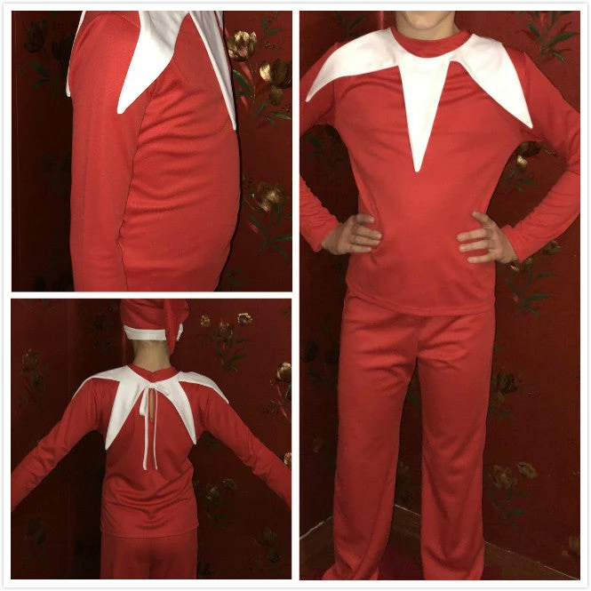 Elf Costume Christmas Pajamas Cosplay Costume 7 Elf Costume Christmas Pajamas Cosplay Costume - Image 5