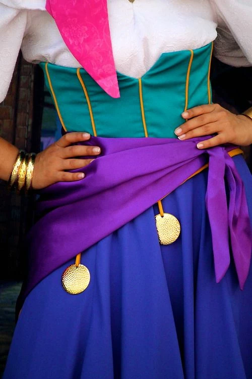 Esmeralda Costume - Esmeralda Color Dress Plus Size Available - Image 3