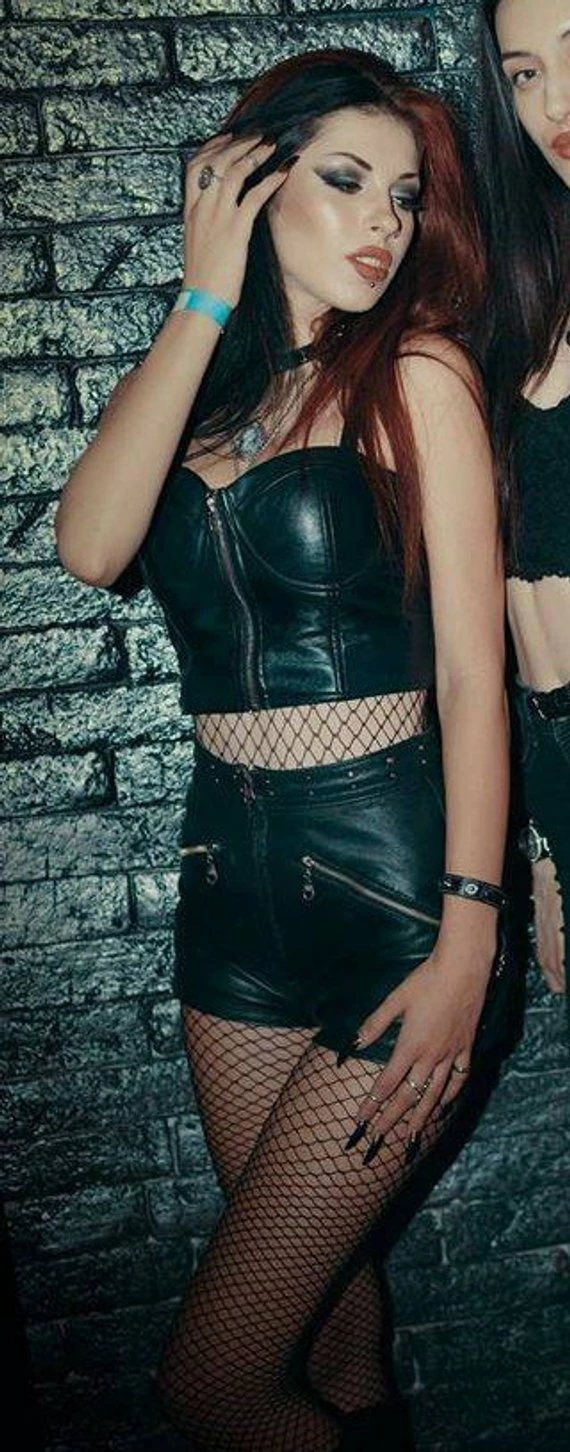 Fast And Furious Womens Rocker Costume Leather Rocker Cosplay Costume - Image 3