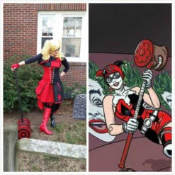 Female Harlequin Costume Harley Quinn Halloween Costume -EpicCosplay Shop Female Harlequin Costume Harley Quinn Halloween Costume 5