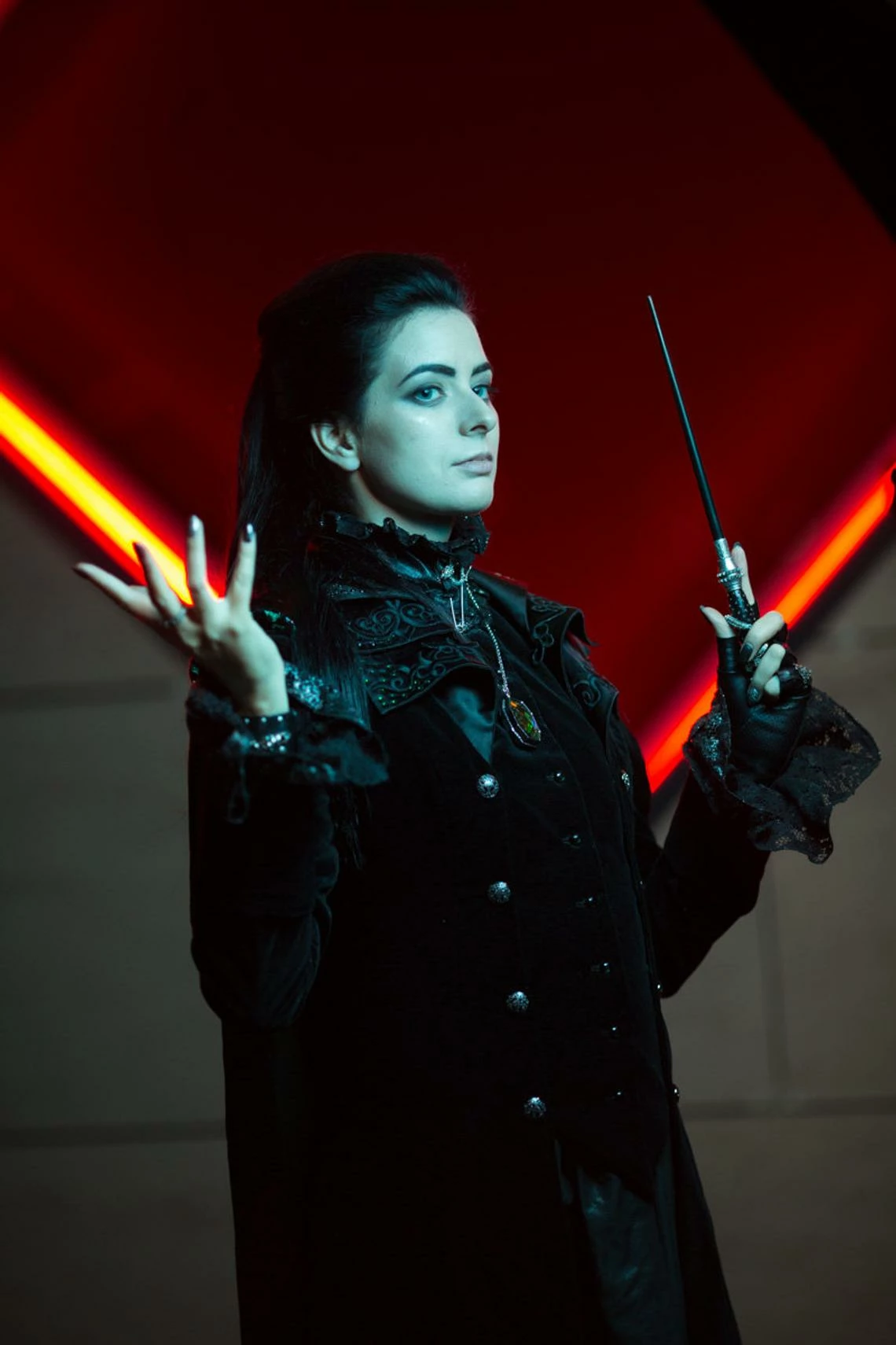 Female Salazar Slytherin Costume Uniform 3 Female Salazar Slytherin Costume Uniform - Image 2