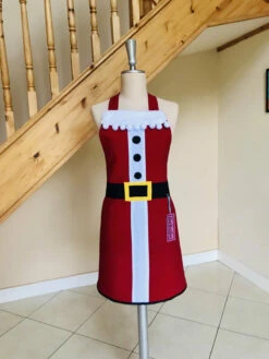 Festive Christmas Apron Christmas Miss Santa Apron -EpicCosplay Shop FestiveChristmasApron 2