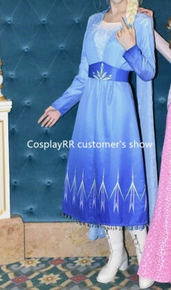 Frozen 2 Elsa Outfit, Elsa's Dress Frozen 2 Costume For Adults -EpicCosplay Shop Frozen 2 Elsa dress customer show